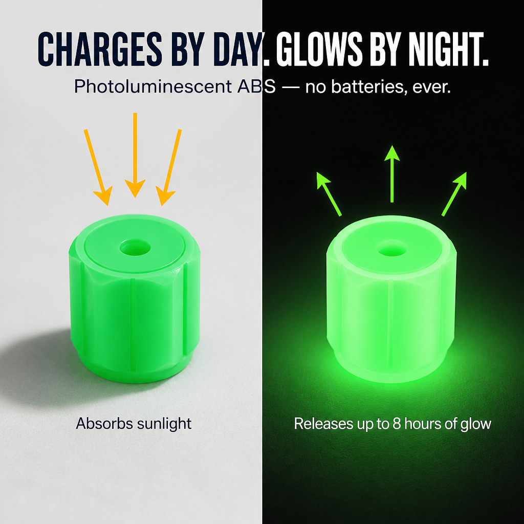 Daylight Charging Wheel Lights – Nighttime Glow for All Wheels