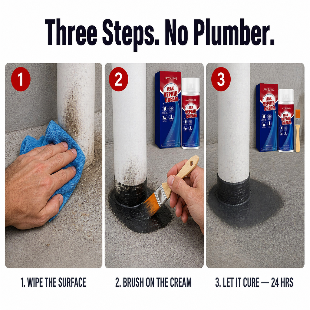 HydraSeal™ — Brush-On Leak Sealer That Stops Drips Before They Spread