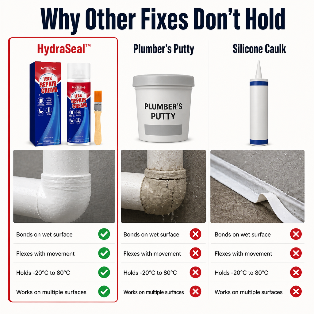 HydraSeal™ — Brush-On Leak Sealer That Stops Drips Before They Spread