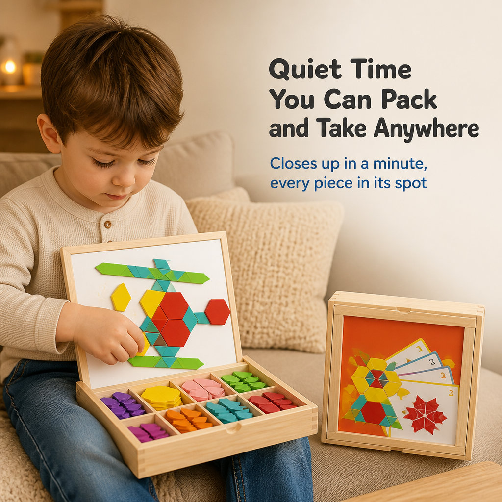 VivaBuilds™ — Build, Count & Create on a Magnetic Board That Holds Their Focus