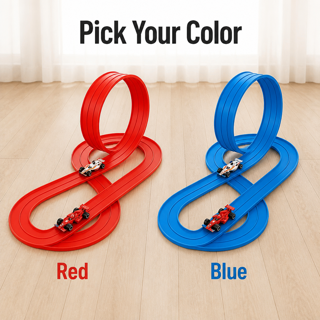 TrackBlaze™ — Bend, Loop & Race a Brand-New Track in Any Room