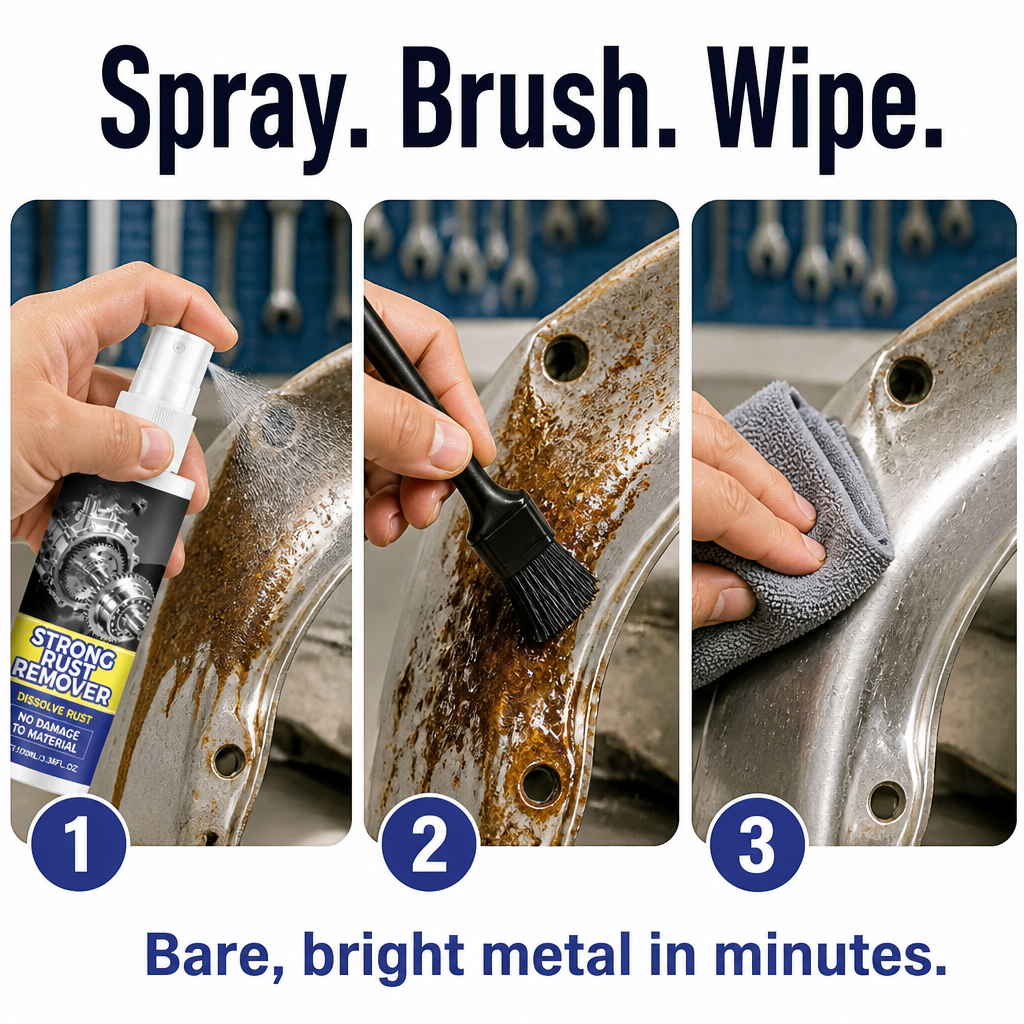 IronFend™ — Dissolve Years of Rust in Minutes Without Scrubbing or Paint Damage