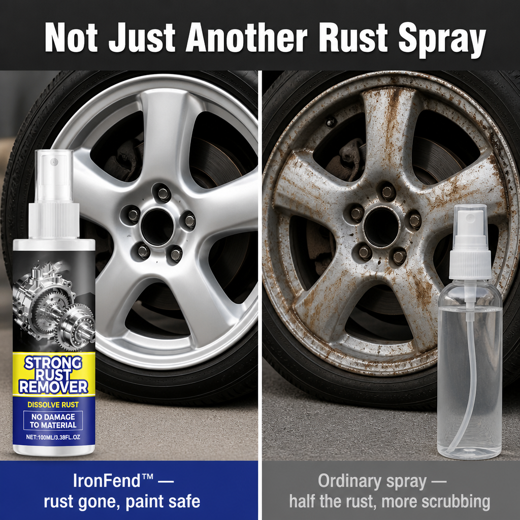 IronFend™ — Dissolve Years of Rust in Minutes Without Scrubbing or Paint Damage