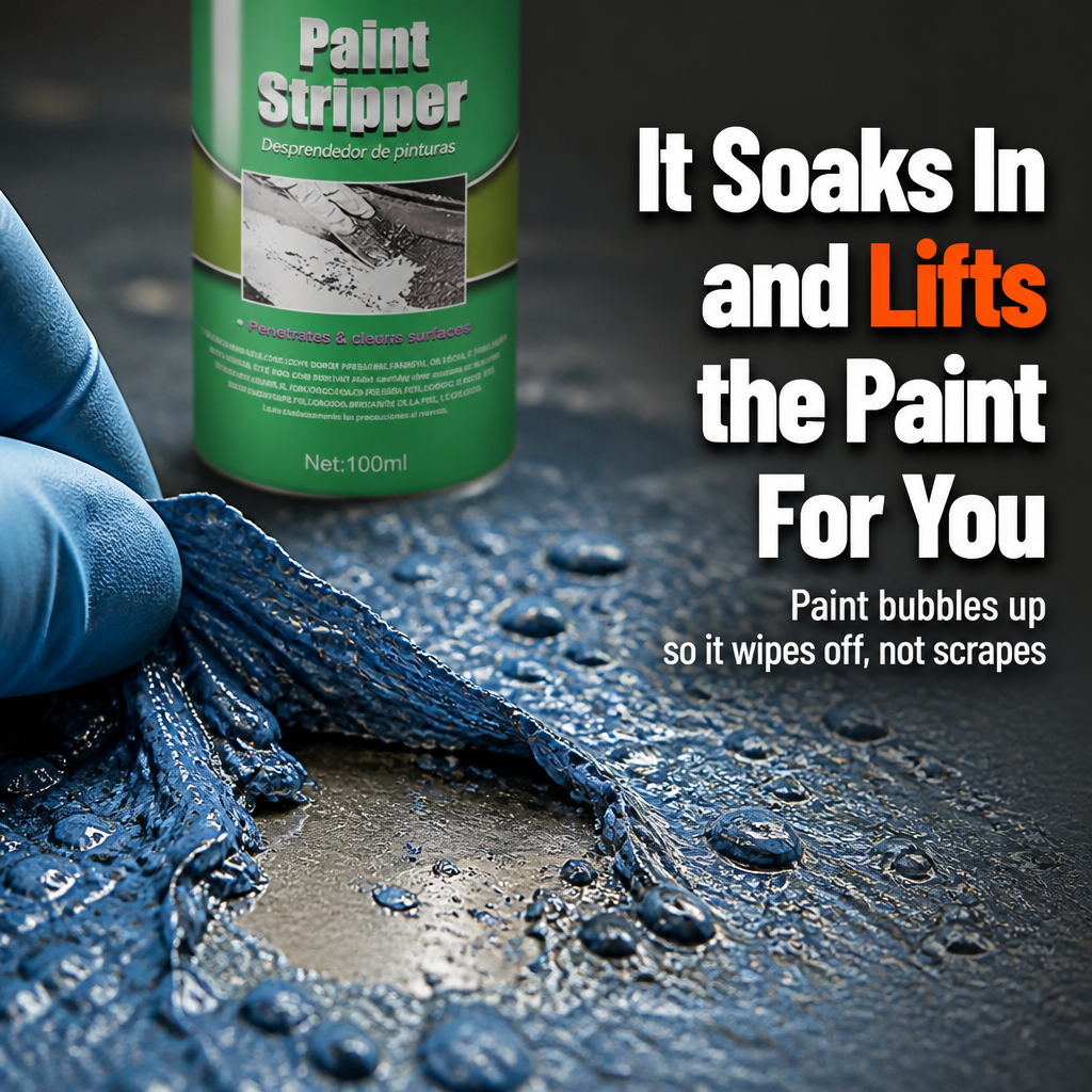 PeelPro™ — Strip Old Paint Off Metal, Wood & Car Panels in Minutes | Brush Included