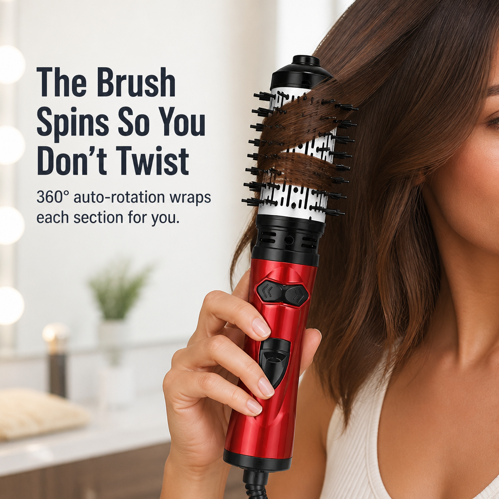 LuxeCurl™ — Style Volume and Curls Hands-Free With Two Swappable Barrels