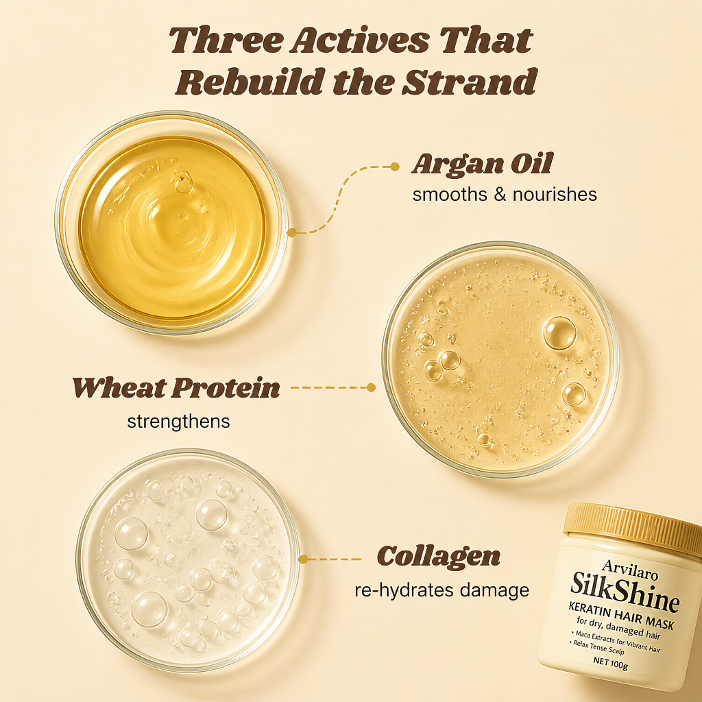 SilkShine™ — Bring Dry, Damaged Hair Back to Life by Your First Rinse