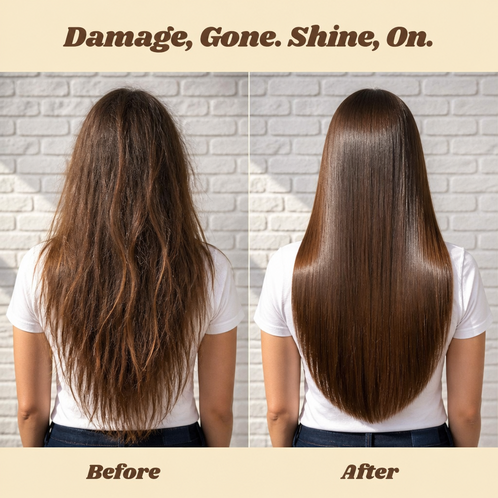 SilkShine™ — Bring Dry, Damaged Hair Back to Life by Your First Rinse