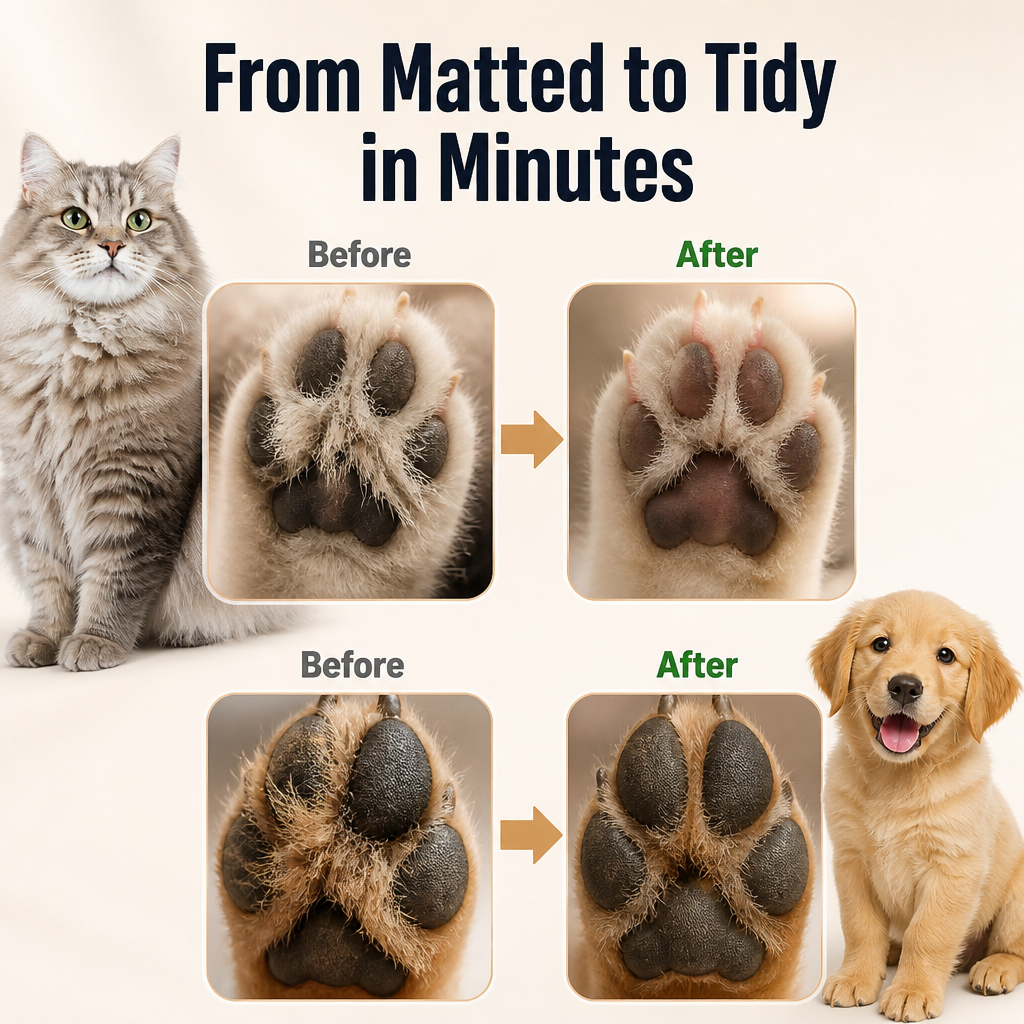 FurMaster™ — Trim Paws, Ears & Faces at Home Without a Single Nick