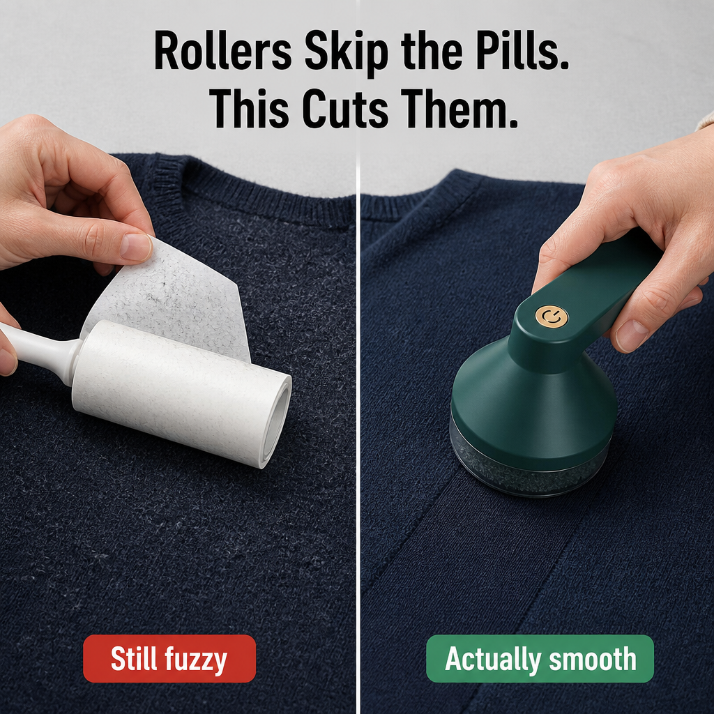 EdgeSheen™ — Shave Years of Pilling Off Your Favorite Sweaters in Minutes