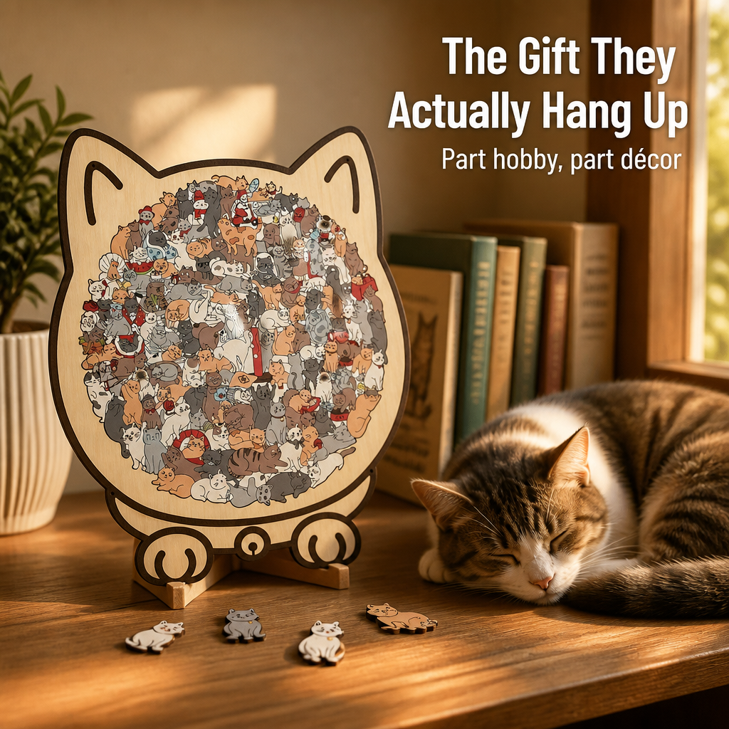 LunaPurr™ — Build a Pile of Tiny Cats Into Calm, Wall-Ready Art