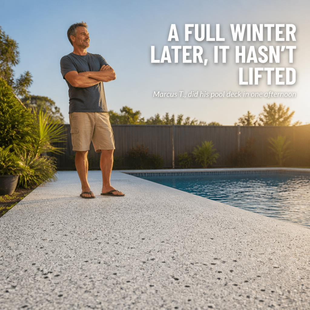 TitanStone™ — Seal Cracked Surfaces in One Coat With a Waterproof Stone Finish