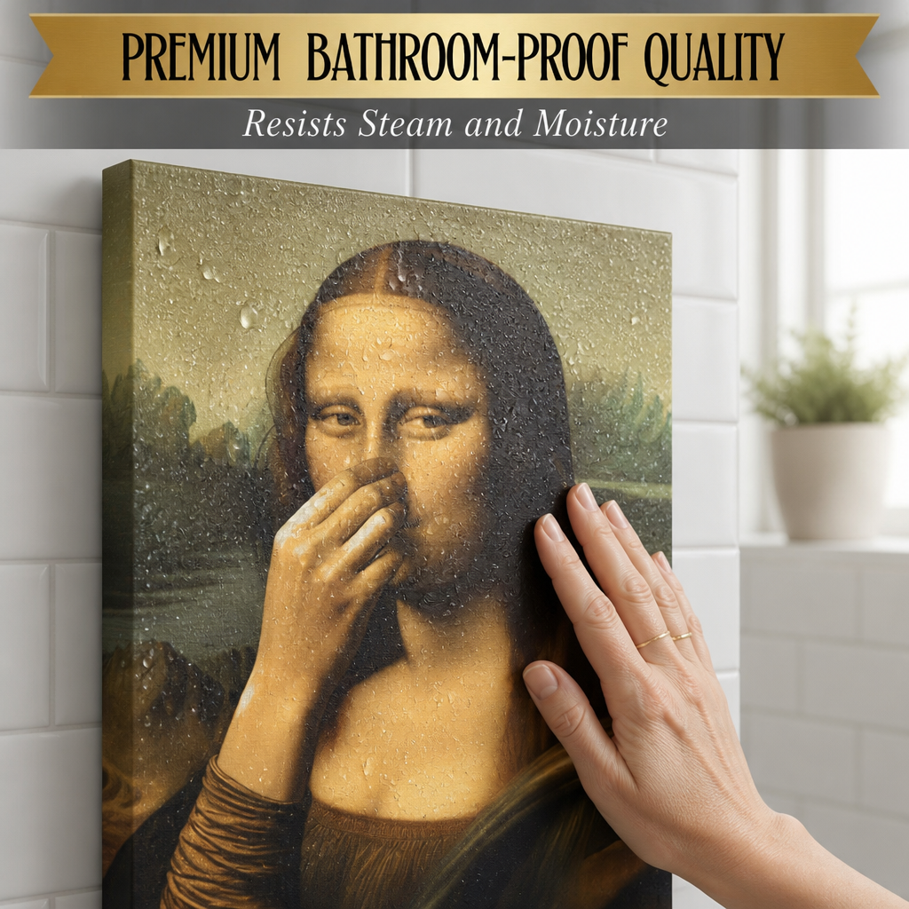 LumiLuxe™ Bathroom Canvas — Turn Your Powder Room Into the Funniest Room in the House