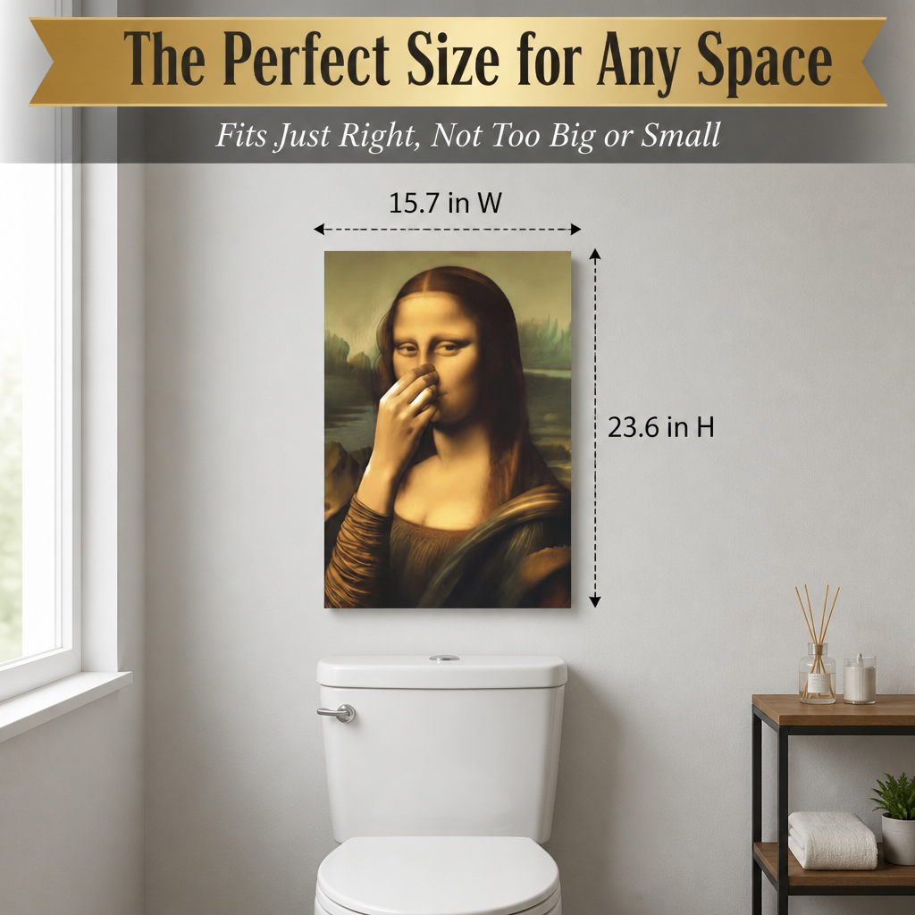 LumiLuxe™ Bathroom Canvas — Turn Your Powder Room Into the Funniest Room in the House