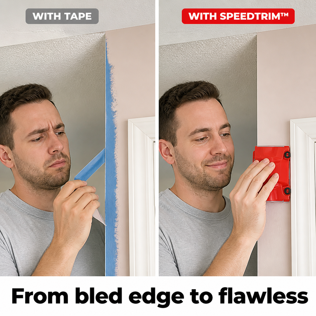 SpeedTrim™ — Cut Razor-Sharp Paint Edges in Half the Time, No Tape
