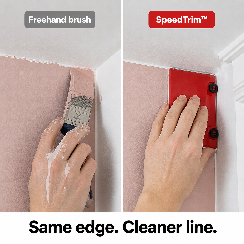 SpeedTrim™ — Cut Razor-Sharp Paint Edges in Half the Time, No Tape