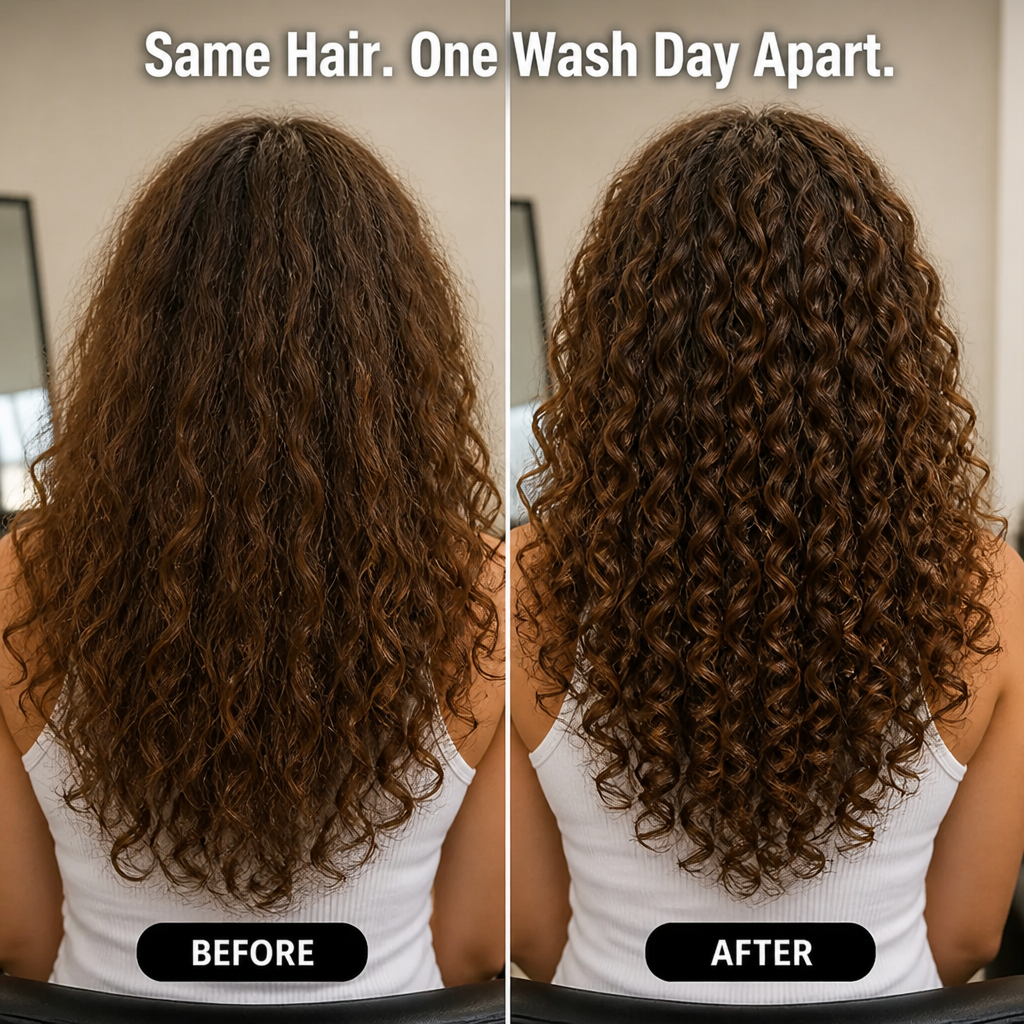 CurlRush™ — Define, Hydrate & Bounce Curls Back Without the Crunch