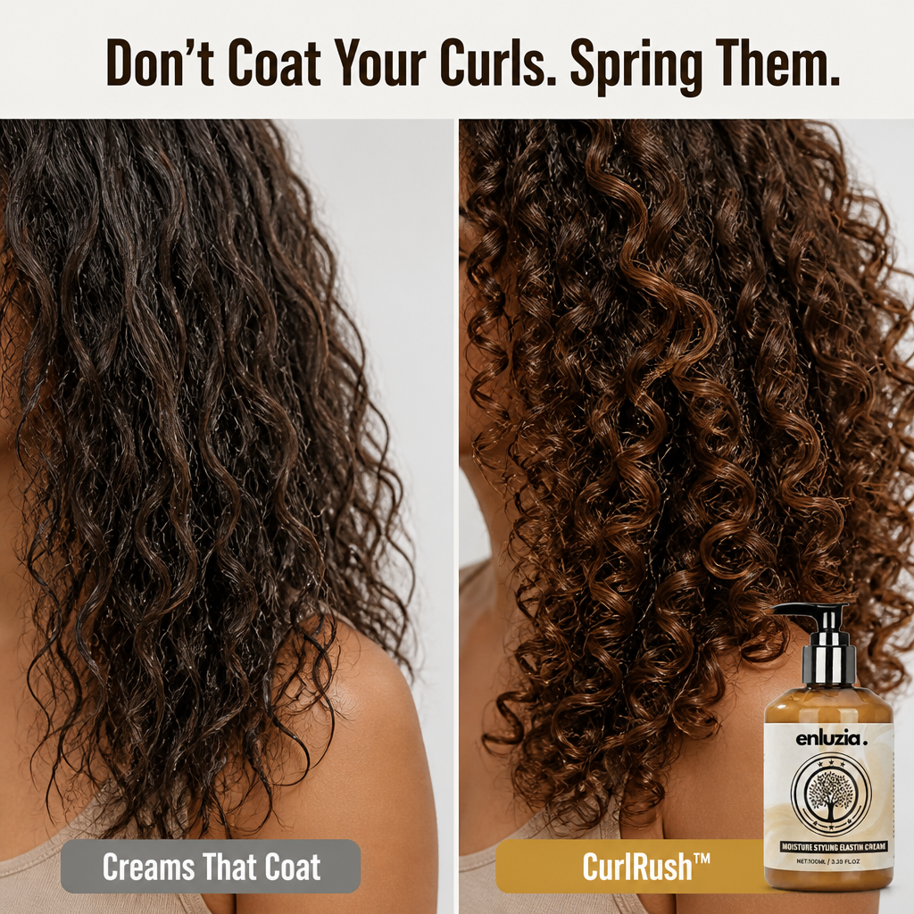 CurlRush™ — Define, Hydrate & Bounce Curls Back Without the Crunch