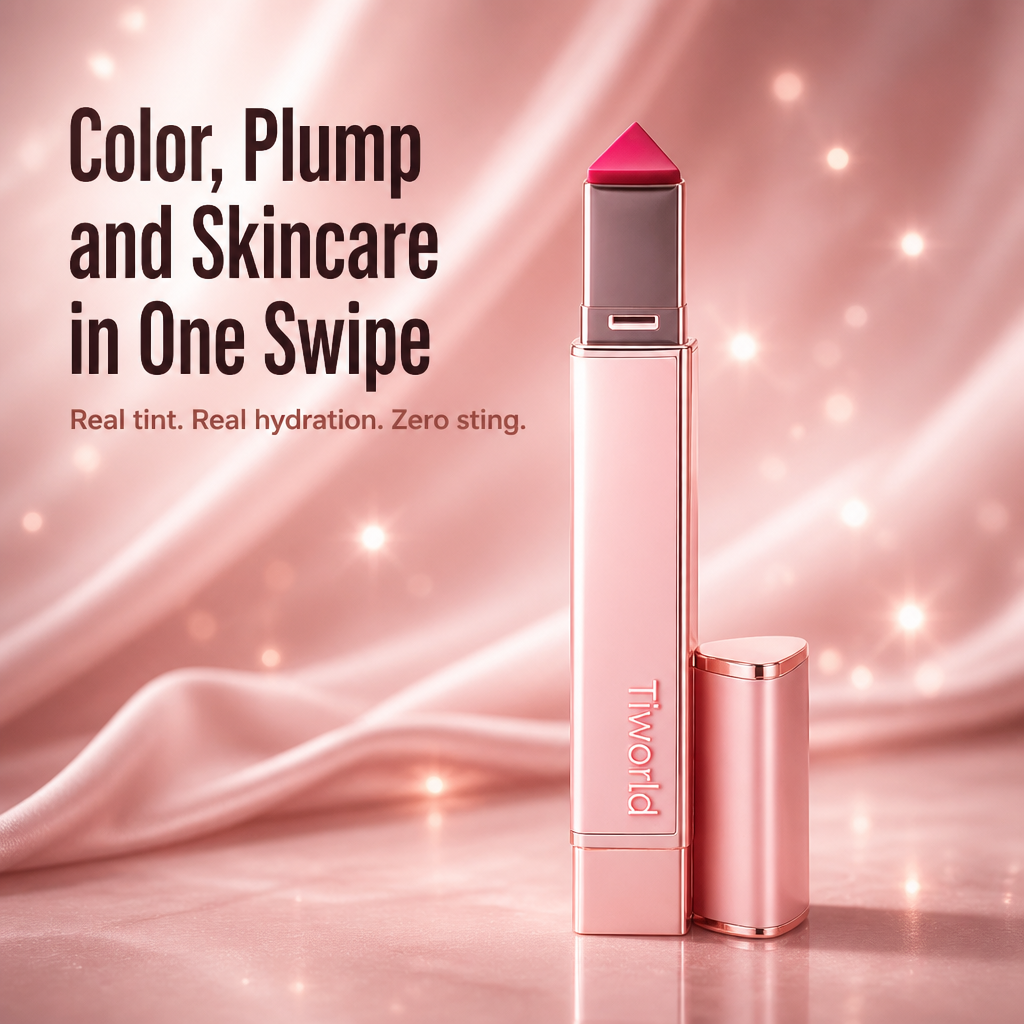 LumiLuxe™ — Tint, Plump & Hydrate Your Lips in One Swipe