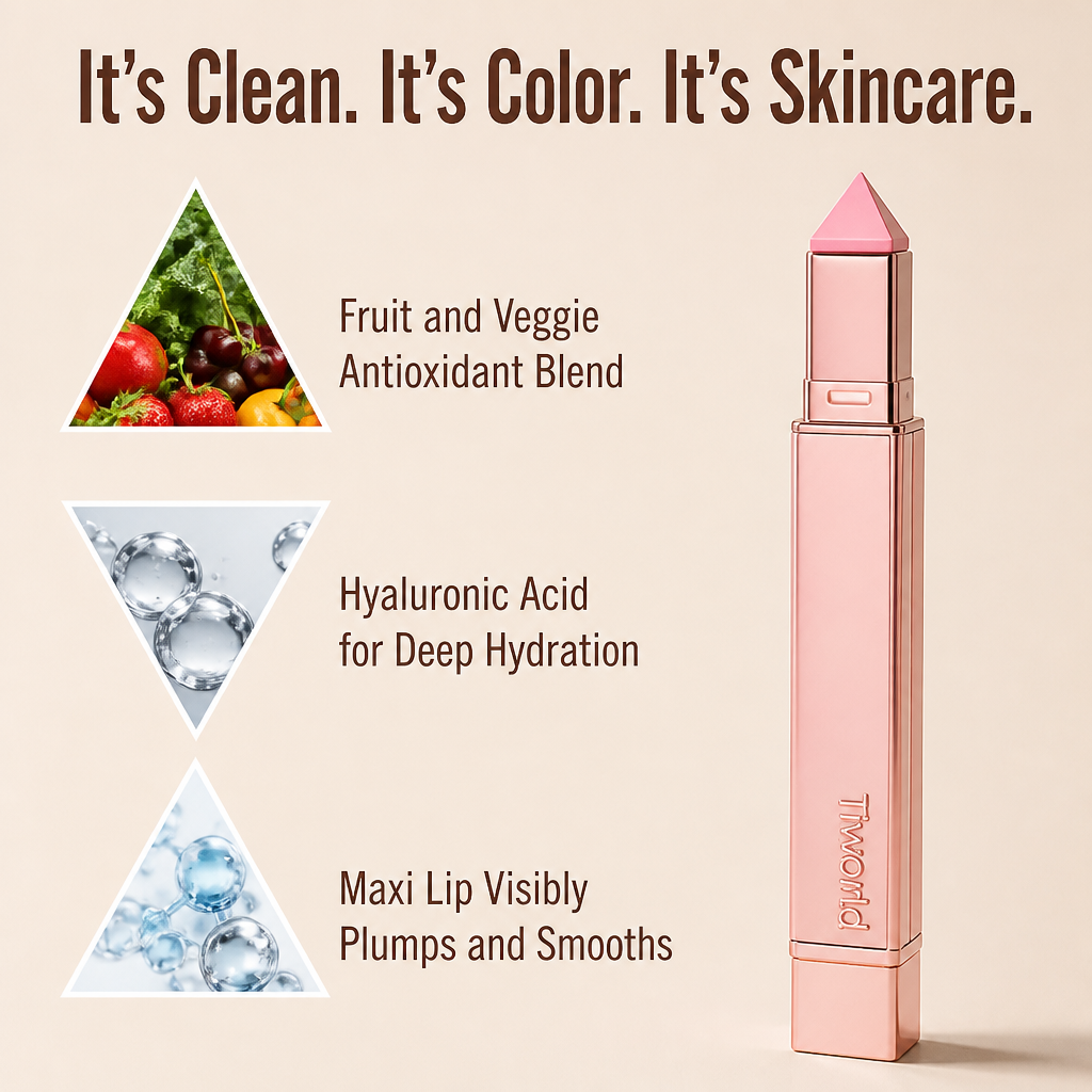 LumiLuxe™ — Tint, Plump & Hydrate Your Lips in One Swipe