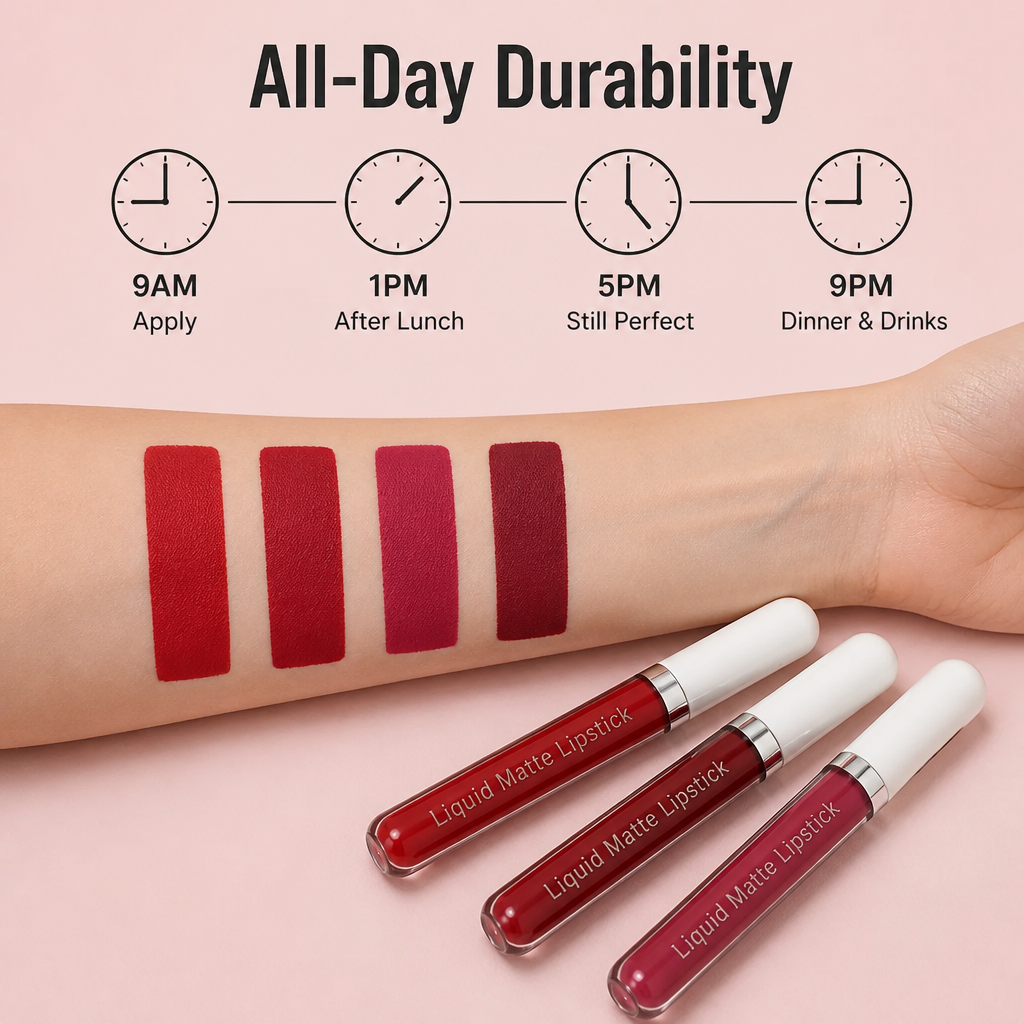 RadianceLock™ — Lock In Bold Matte Color That Survives Coffee, Dinner & Last Call