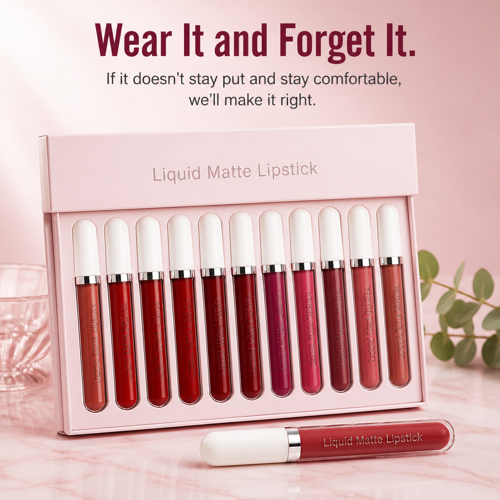 RadianceLock™ — Lock In Bold Matte Color That Survives Coffee, Dinner & Last Call