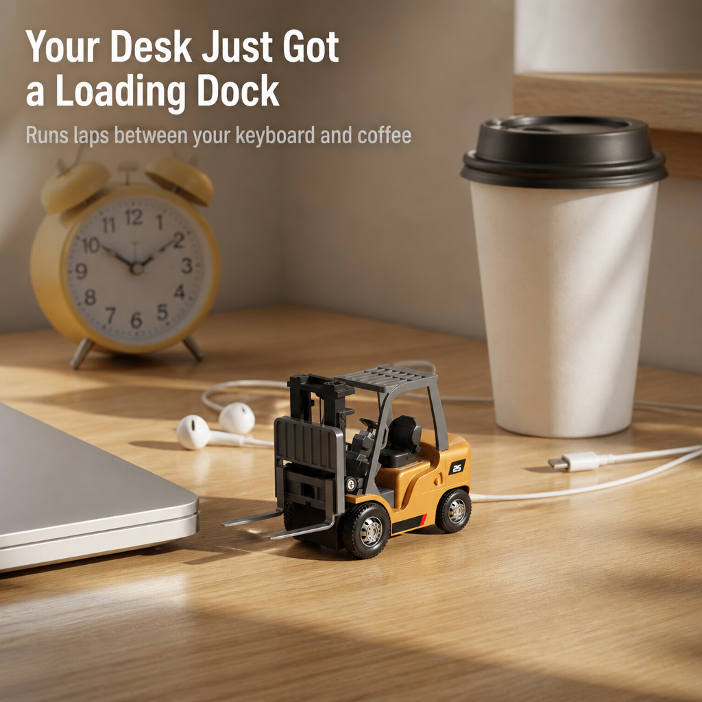 TurboLift™ — Drive, Lift & Tow a Working Mini Forklift Right on Your Desk