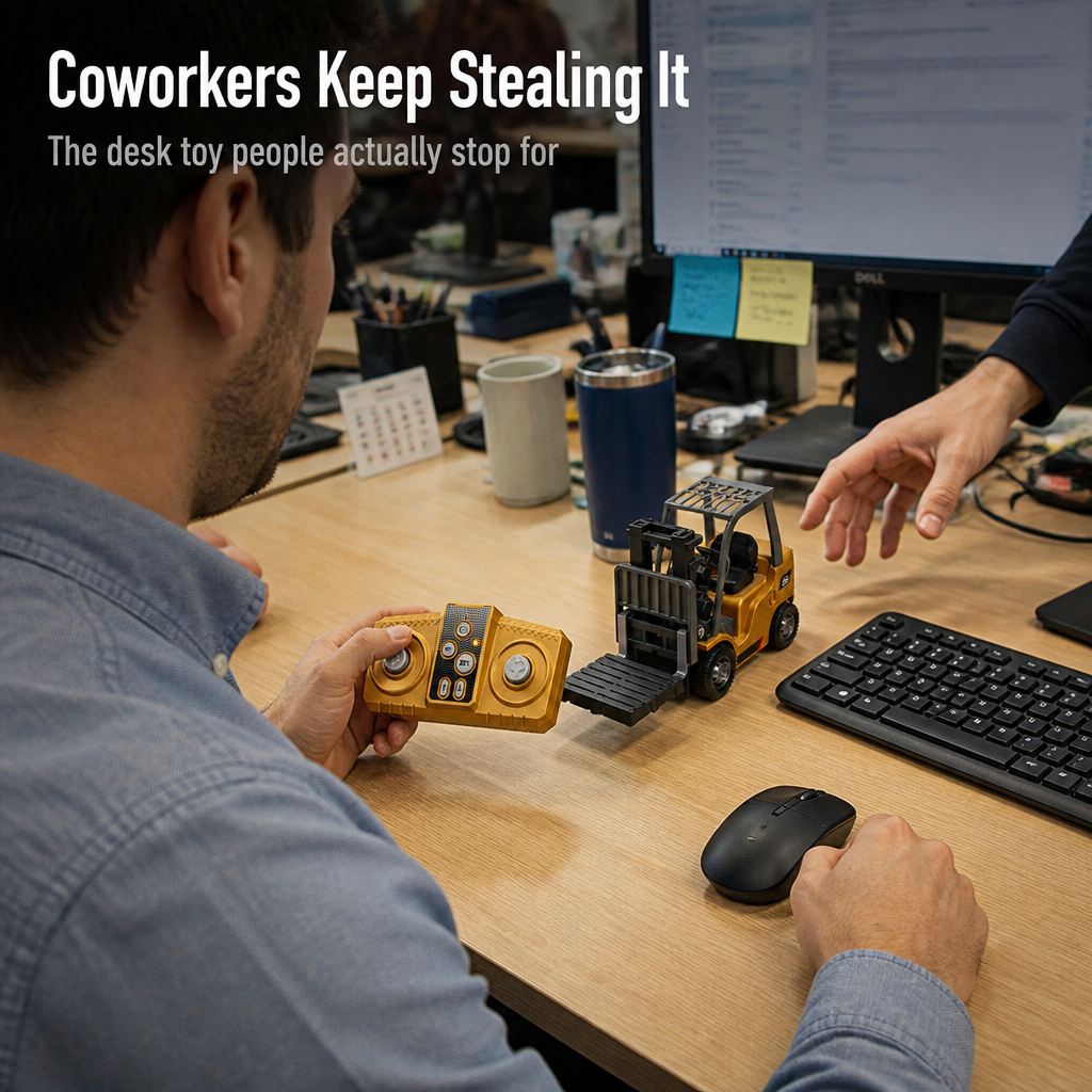 TurboLift™ — Drive, Lift & Tow a Working Mini Forklift Right on Your Desk