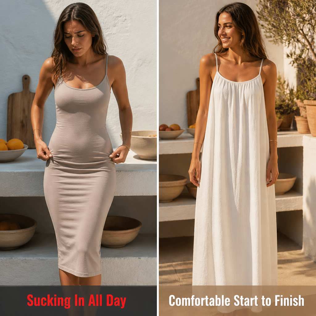 SilkaFierce™ — Slip Into the Breezy Maxi That Hides Everything and Looks Pulled-Together