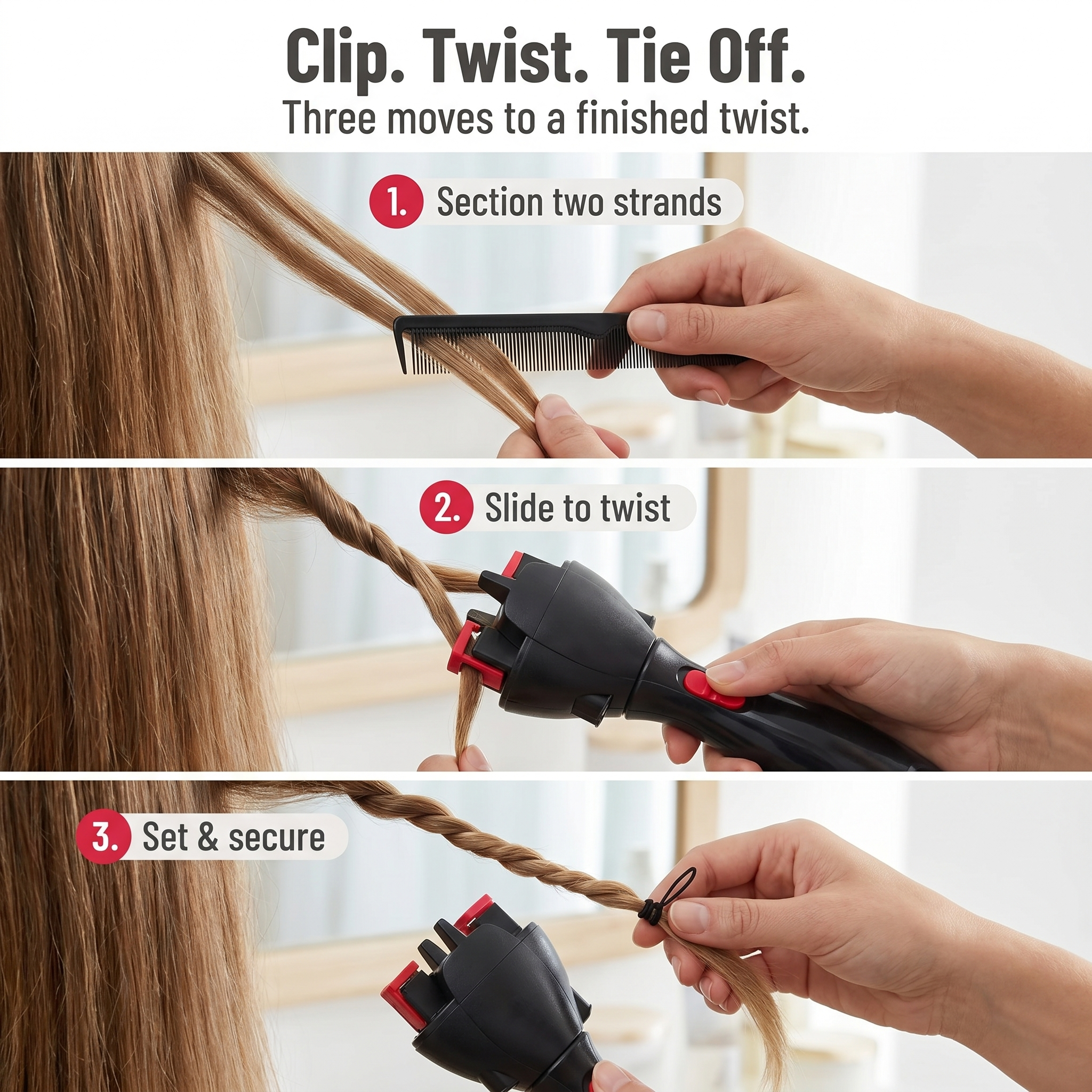 VivaTwist™ — Twist a Full Head of Passion Twists Without the Arm Cramp