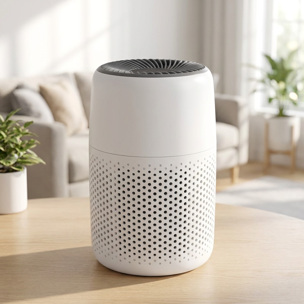 Desktop Air Cleaner with Fragrance Pad and Triple Filter System