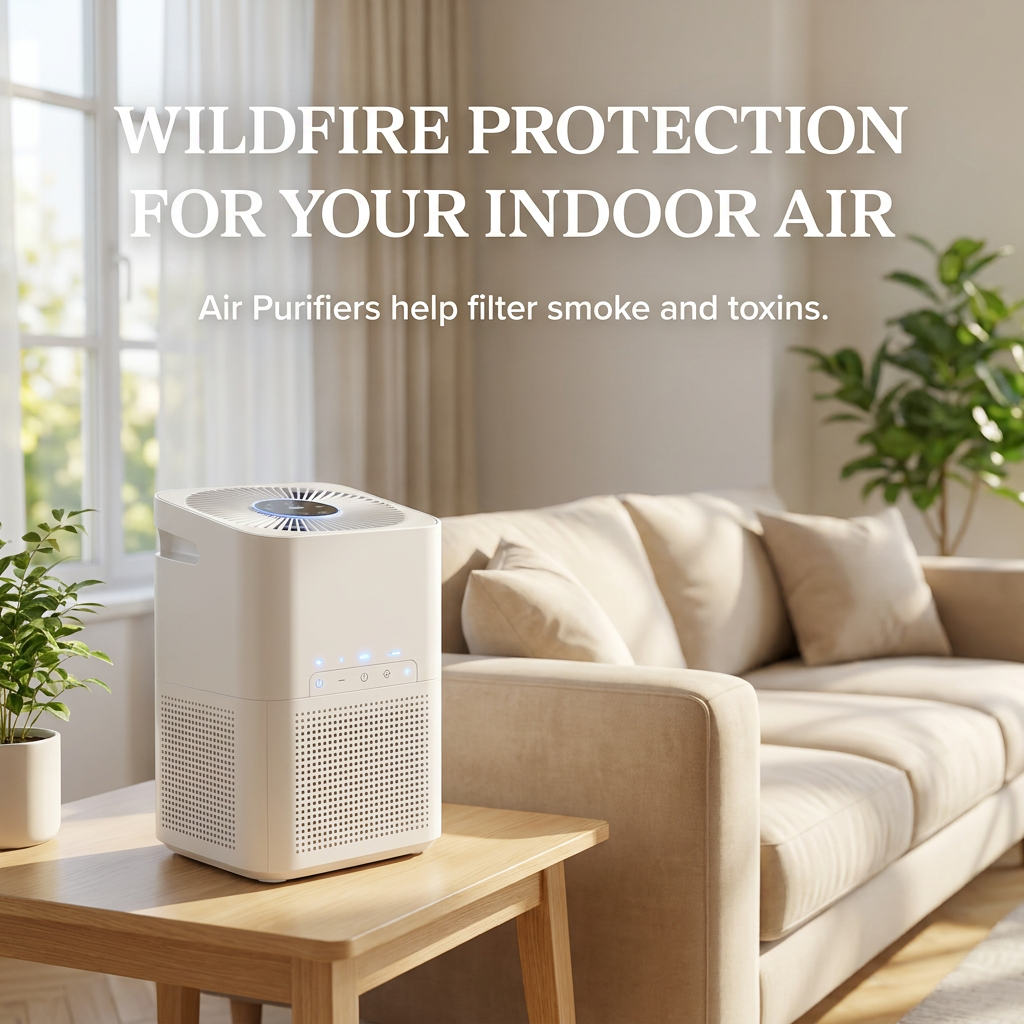Desktop Air Cleaner with Fragrance Pad and Triple Filter System