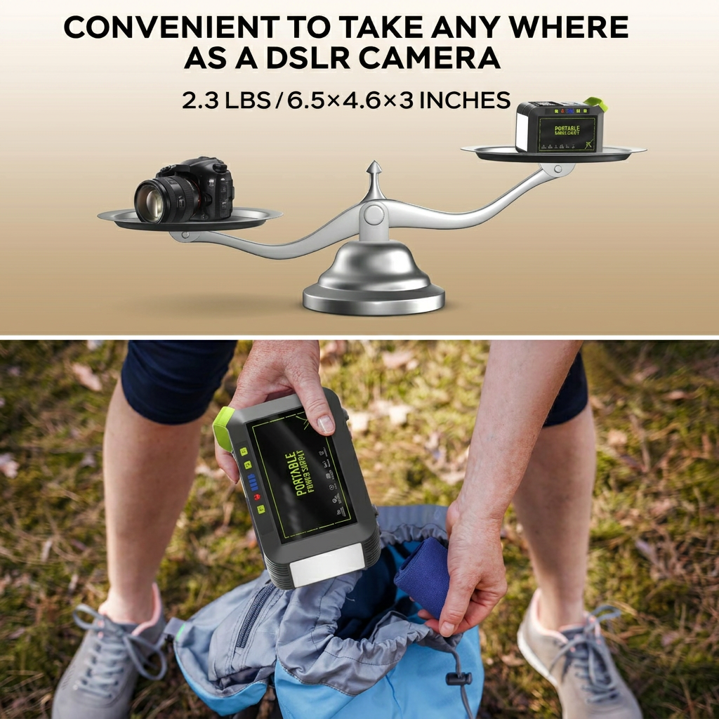 Portable Power Station 88Wh with AC Outlet and 8 Output Ports