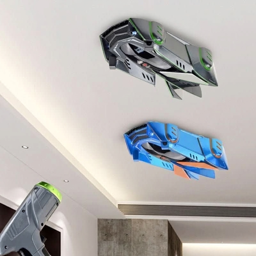 Laser-Controlled Wall-Climbing RC Stunt Car for Kids – Gravity Racer