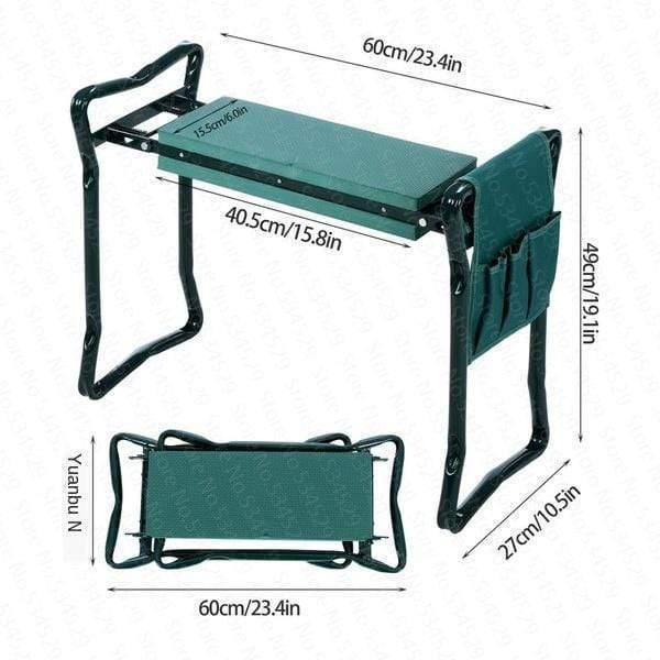 Garden Kneeling Bench with Cushion – Foldable Design