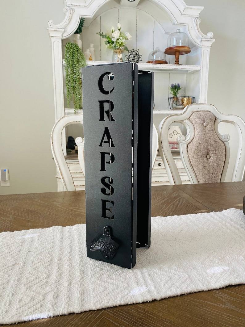 Space-Saving Wall Drink Dispenser with Bottle Opener for Cold Beverages