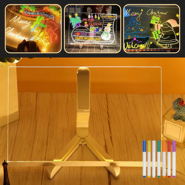 Vibrant LED Drawing Board & Writing Pad for Creative Minds