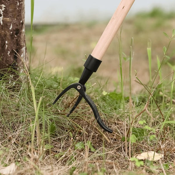 Four Claw Foot Pedal Weed Remover for Stand Up Use