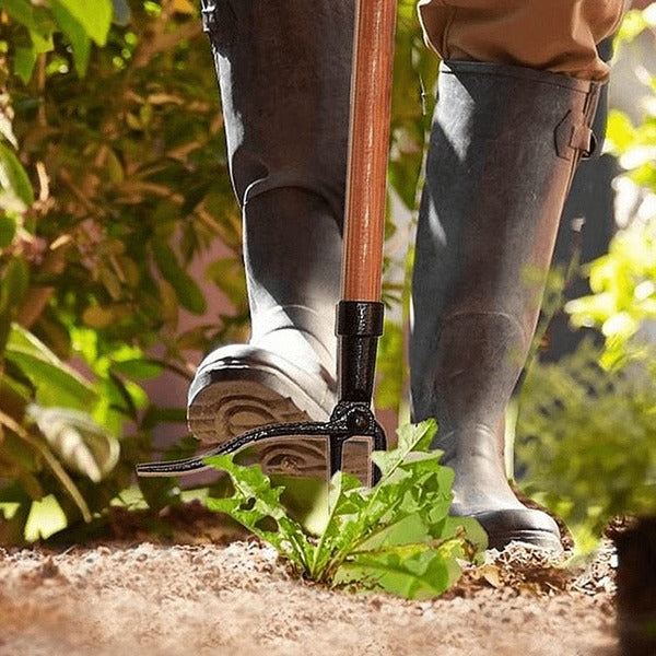 Four Claw Foot Pedal Weed Remover for Stand Up Use