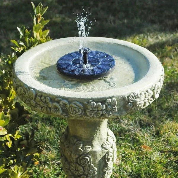 Garden Water Fountain Powered by Solar Energy