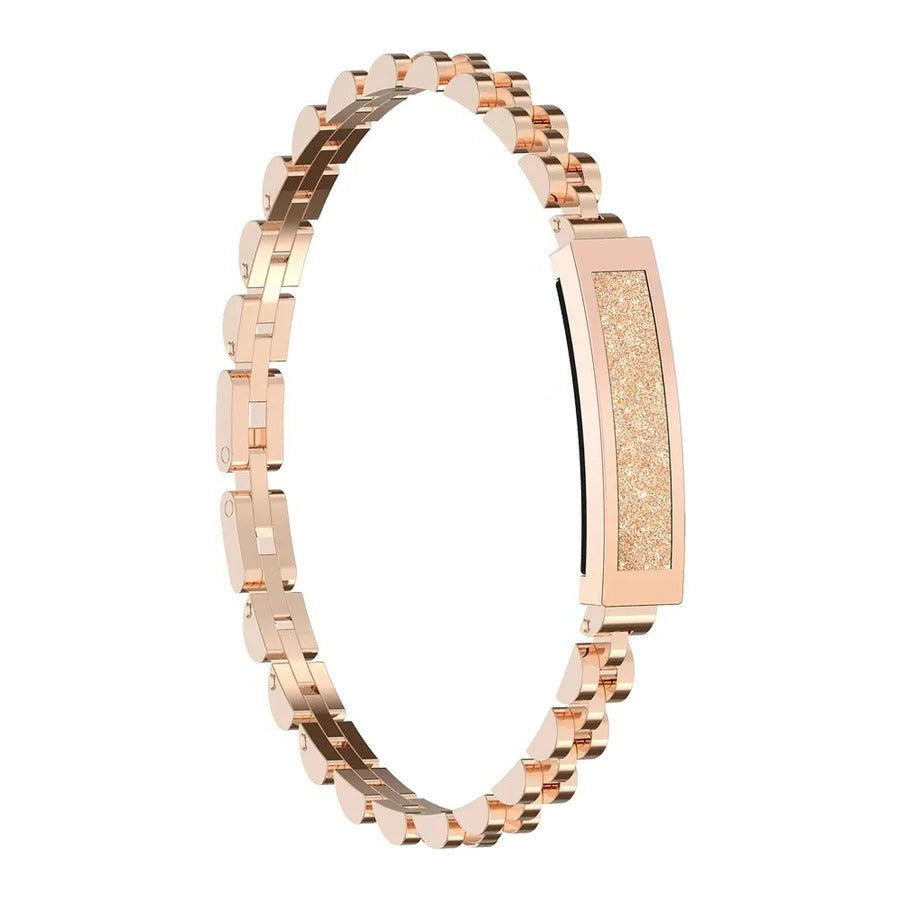 Elegant Fitness Tracker Bracelet for Women – Monitors Heart Rate, Sleep & Activity