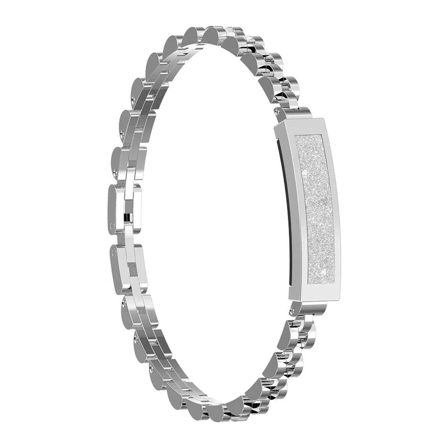 Elegant Fitness Tracker Bracelet for Women – Monitors Heart Rate, Sleep & Activity