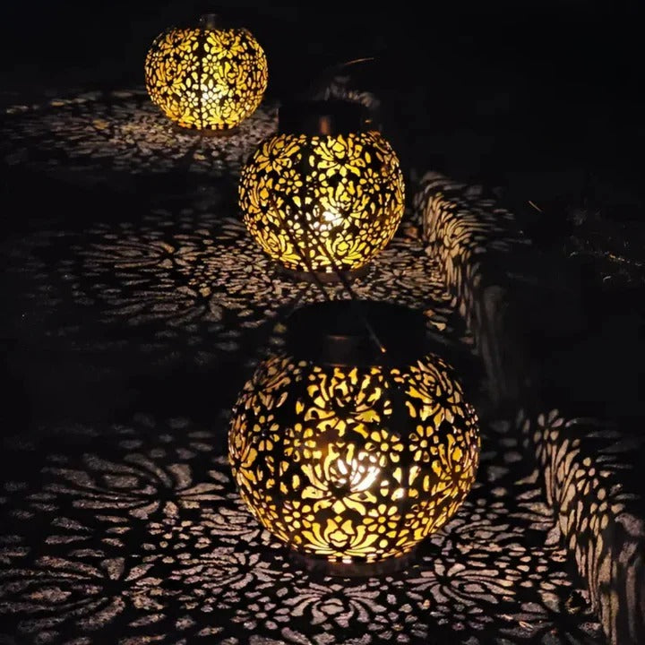 Solar Pendant Light with LED – Weather Resistant Design