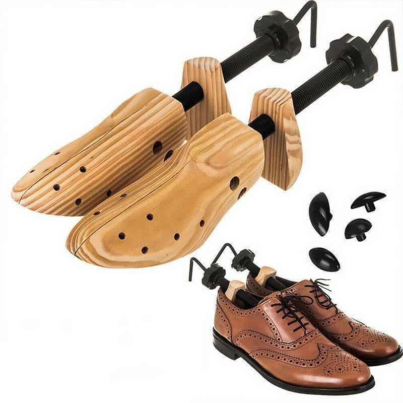 Shoe Tree Shapers for Adjustable Fit | Footwear Stretcher and Crease Protector