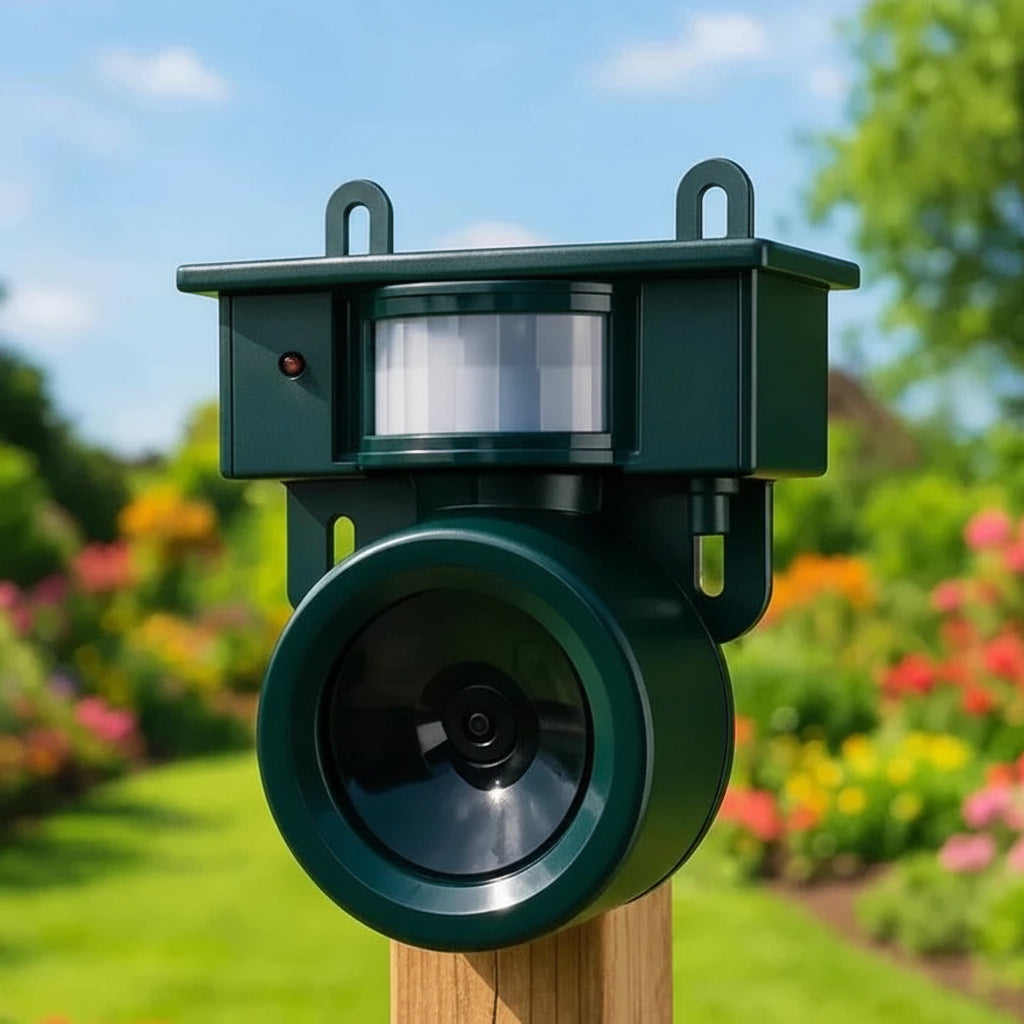 Motion-Sensing Bird Repellent Device for Crows