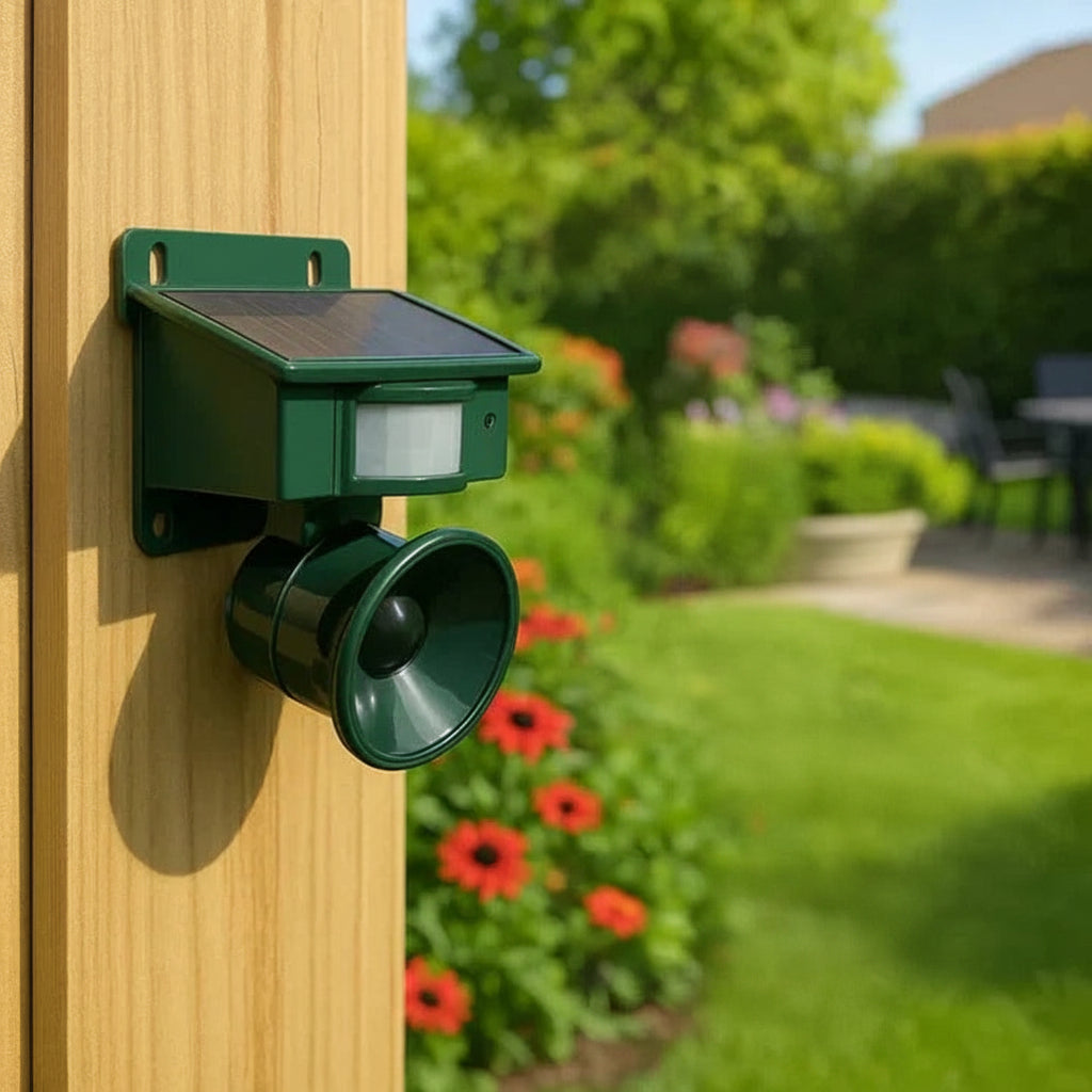Motion-Sensing Bird Repellent Device for Crows