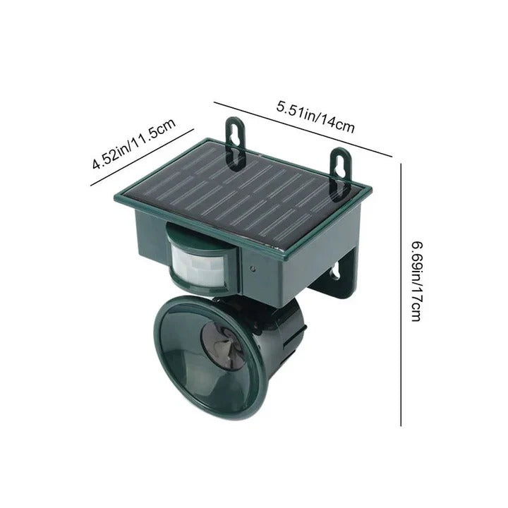 Motion-Sensing Bird Repellent Device for Crows