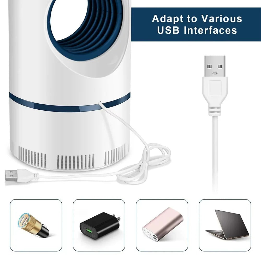 Indoor Insect Control Lamp with Electric LED Mosquito Trap