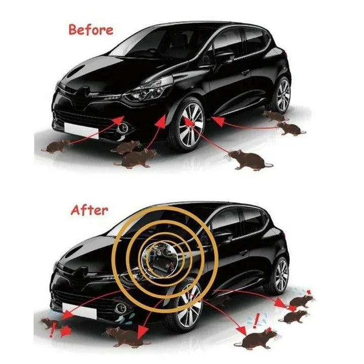 Ultrasonic Rodent Repellent for Vehicles and Trucks