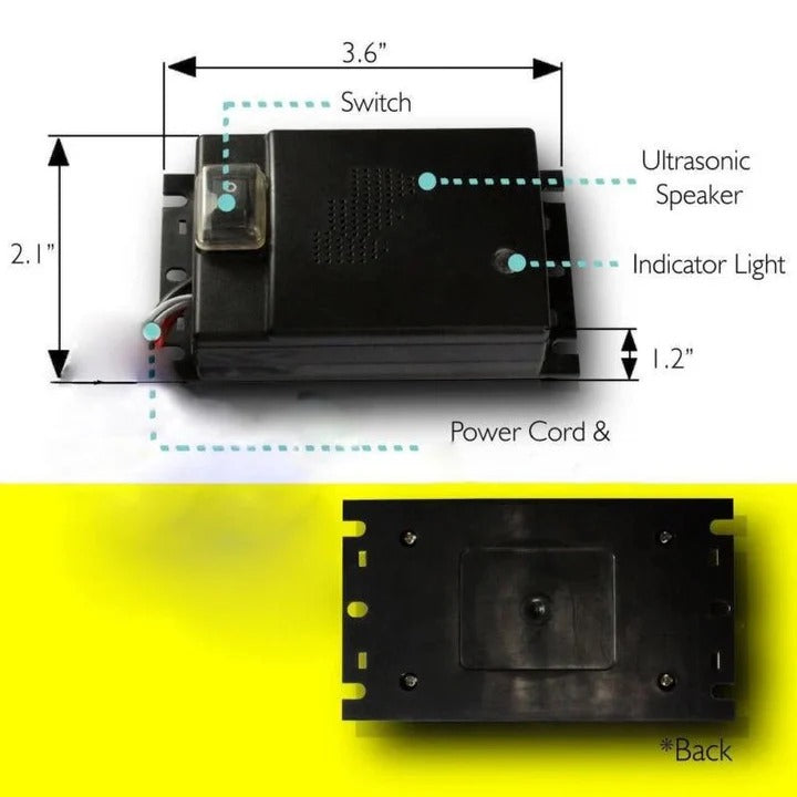 Ultrasonic Rodent Repellent for Vehicles and Trucks