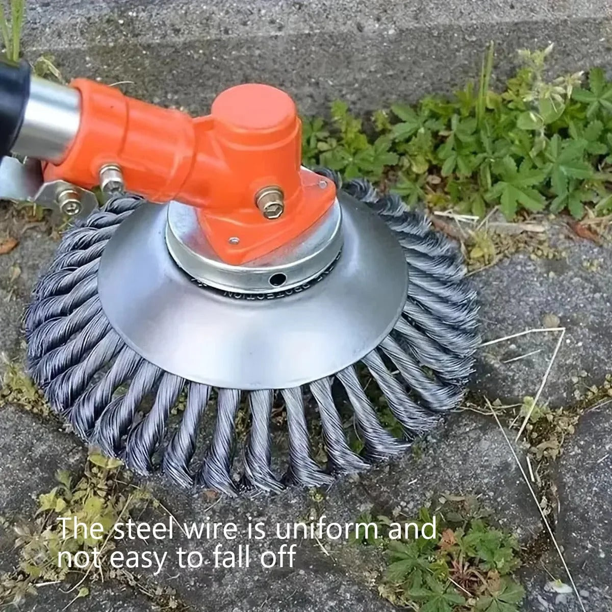 Weed Trimmer Head with Steel Wire - 6" and 8" Brush Cutter Blade